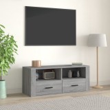 VidaXL Comodă TV, gri sonoma, 100x35x40 cm, lemn prelucrat