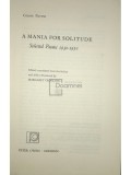 Cesare Pavese - A mania for Solitude - Selected poems (Editia: 1969)