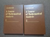 A COURSE OF MATHEMATICAL ANALYSIS S M NIKOLSKY 2 VOLUME