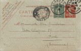 NI621 Carte poștală franceză circulată Mulhouse-Ploiești, 1919