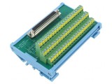 Bloc Terminal Șină DIN 62 Pin Mamă