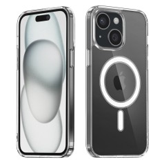 Husa iPhone 15 Techsuit MagSafe, transparenta foto