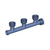 Distribuitor PVC 1 Inch, 3 Ieşiri