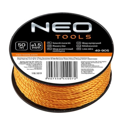 Sfoara de zidarie 50m Neo Tools 49-905 HardWork ToolsRange foto