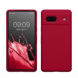 Husa Kwmobile pentru Google Pixel 7a, Visiniu, Silicon, KWM000019YE040C, Carcasa
