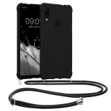 Husa Kwmobile pentru Xiaomi Redmi Note 7/Redmi Note 7 Pro, Silicon, Negru, 49965.01
