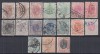 ROMANIA 1900/1906 LP 54 REGELE CAROL I SPIC DE GRAU FARA FILIGRAN SERIE STAMPILATA, Stampilat