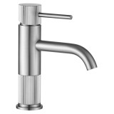 Baterie pentru baie Rea Lungo Stripe Brush Nickel Low