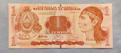 Honduras - 1 Lempira (2012) foto
