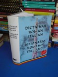 DICTIONAR ROMAN - ITALIAN ( CARTONAT ) , GRAMAR , 2006