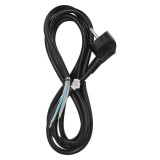Cablu de alimentare EMOS S18322 flexibil izolatie PVC 3x1.5mm2 2m negru