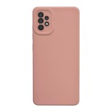 Husa compatibila cu samsung galaxy a13 4g, matte efect, camera ultra safe, htpmag, roz pal