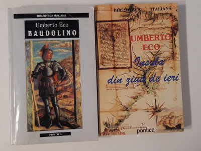 Umberto Eco Insula din ziua de ieri / Baudolino foto
