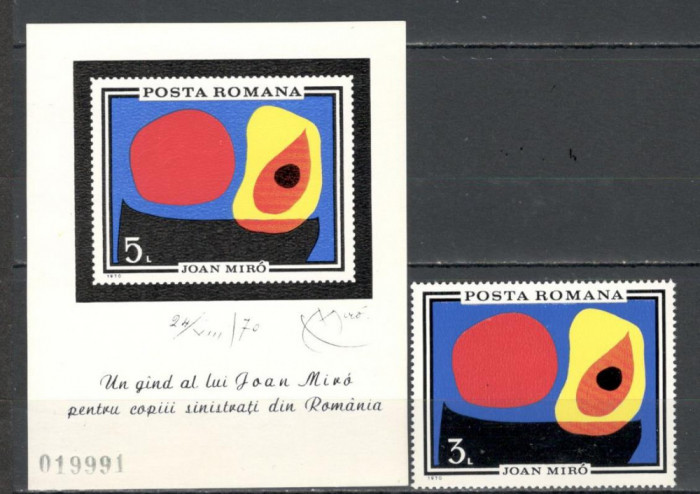 Romania.1970 Pictura TR.322