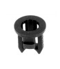 Suport pentru LED 3mm monobloc neagra UL94V-2 L 5.6mm FIX&amp;FASTEN FIX-LED3-1