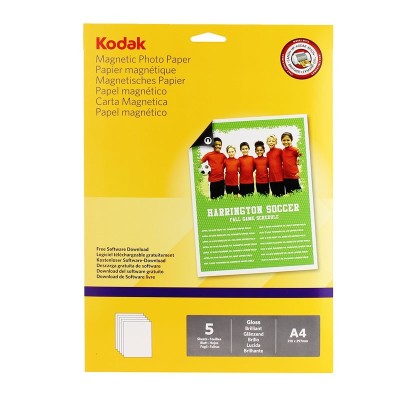 Hartie Kodak A4 Magnetica Gloss 690g pachet 5 coli foto