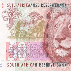 AFRICA DE SUD █ bancnota █ 50 Rand █ 1999 █ P-125c █ UNC █ necirculata