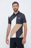 Boss Green tricou polo x Matteo Berrettini, BOSS GREEN barbati, modelator