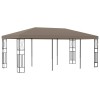 VidaXL Pavilion, gri taupe, 6 x 3 m, material textil