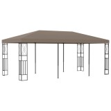 VidaXL Pavilion, gri taupe, 6 x 3 m, material textil