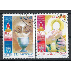 Vatican 2004 1510/11 stampilat - Al 48-lea Congres Euharistic International