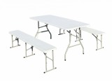 Cumpara ieftin HEINNER SET MASA CU 2 BANCI PLASTIC PLIABILE