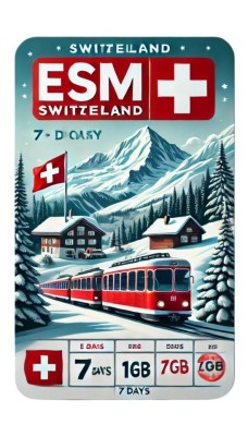 eSIM Switzerland 1GB 7Days Economy foto