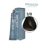 Cumpara ieftin Vopsea de par Pro.co Castaniu inchis natural 3/0