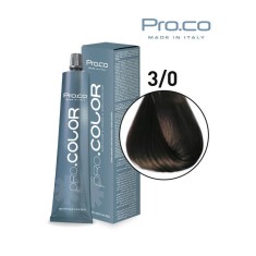 Vopsea de par Pro.co Castaniu inchis natural 3/0