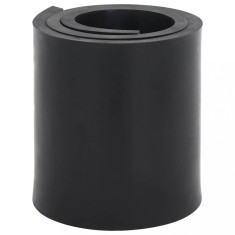 vidaXL Margine de cauciuc pentru plug de zăpadă negru 120x15x1 cm foto