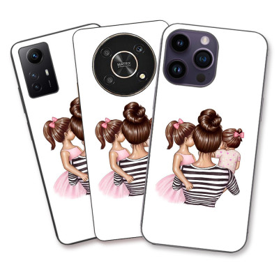 Husa OnePlus 8T Silicon Gel Tpu Model Mom and Girls foto