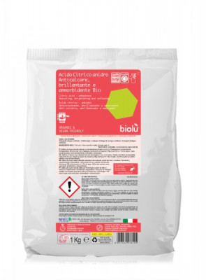Acid citric ecologic pentru rufe 1kg - punga Biolu foto