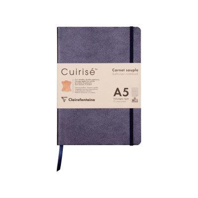 Notebook cu copertă moale din piele Cuirise A5 Clairefontaine foto