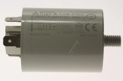16S7D-A144741031.0684-Q CONDENSATOR ANTIPARAZITARE 0,47UF + 2X 1000PF(Y2), 250VAC 2827980400 Masina de spalat foto