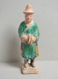 &quot;Muzicant&quot; ceramica glazurata stil Dinastia Ming China