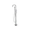 Baterie de Podea cu Cadru Rotund, Alama Sanitara, Crom, CF2032 ModernLight Concept, Korman Technik