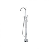 Baterie de Podea cu Cadru Rotund, Alama Sanitara, Crom, CF2032 ModernLight Concept