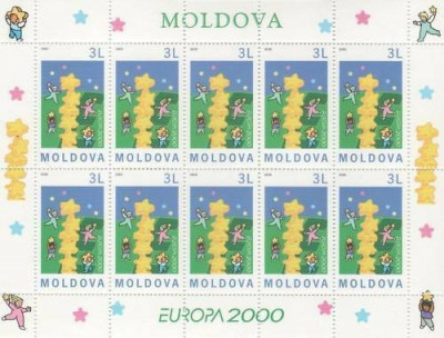 MOLDOVA 2000 EUROPA COLITA NESTAMPILATA foto