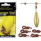Clips CARP ACADEMY Running Rig Lead, 10buc/pac