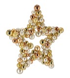 Decoratiune Craciun Stea polistiren auriu &Oslash;40x33h