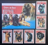 Togo (1999) - Serie completă Timbre + Coliță "Rase de C&acirc;ini" (Obliterat / Ștampilat Lom&eacute;) VRT1