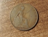 C50 - Moneda foarte veche - Anglia - one penny - 1918