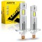 Set 2 becuri LED H1, Auxito&reg;, Canbus, lumina alb-rece, 12000 lumeni, fara eroare de bec ars
