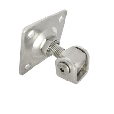 Balama reglabila zincata cu placa de fixare 55x75 mm tija M12 pentru porti batante