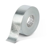 Banda Adeziva din Aluminiu Armata cu Fibra de Sticla &ndash; 50 m x 50 mm, 150-170 microni, Langa-rezistenta Best CarHome