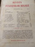 CI. Revista Fundatilor Regale Septembrie 1935