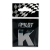Autocolant 3D crom Type-3 (28mm) litera - K Garage AutoRide