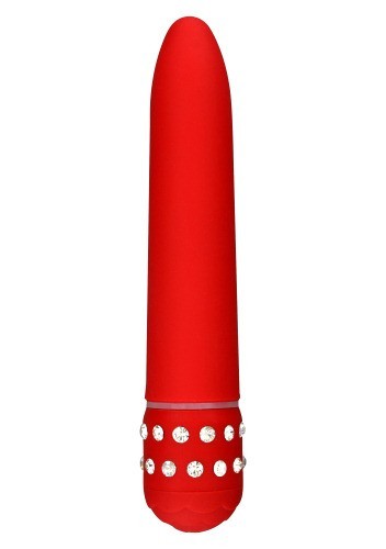 Vibratoare clasice - Toy Joy Diamante Superbe Vibrator Clasic - Rosu