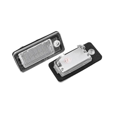 Set 2 lampi numar led canbus alb-rece 6000k pentru Audi A3 A4 A6 A8 Q7 foto