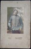 Fotografie tip CDV, Militar francez, inceput de secol XX